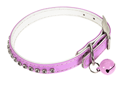 Pink cat collar